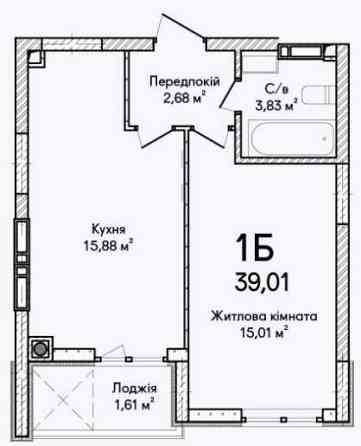 Новий рівень життя у ЖК "Синергія Сіті"! Простора 1-кімнатна квартира! Ірпінь