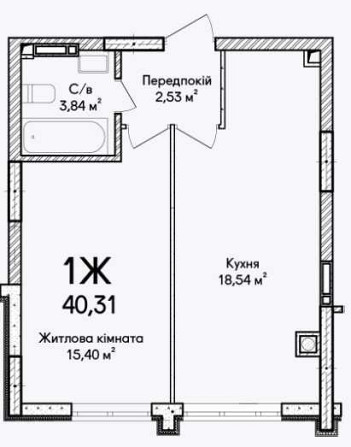 Затишна та простора 1-кімнатна квартира в ЖК "Синергія Сіті"! Ірпінь - зображення 2