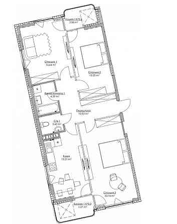 Без % 92кв м + комора у подарунок у 2 будинку О2 Residence Kyiv