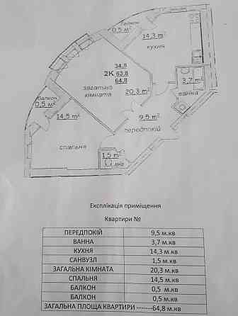 Продається 2х кімнатна квартира вул. Козацька(Мансарда) Sambir