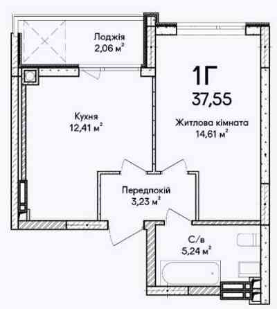 Квартира мрії біля Києва – лише для вас! Продається 1-кімнатна! Іrpin