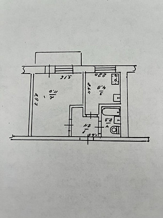 Продається 1кімнатна Черкассы - изображение 1