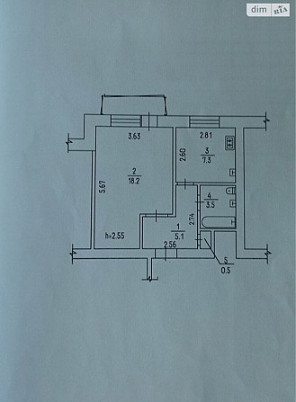 Продаж 1к квартири 37 кв. м на бул. Шевченка 390 Черкаси - зображення 3