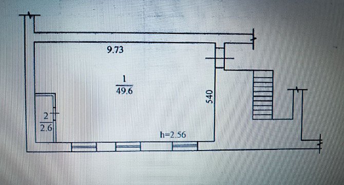 Продам помещение 52 м.2, цоколь жилого дома.Можно под квартиры. Хозяин Дніпро - зображення 2