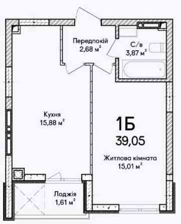 Квартира вашої мрії – 1-кімнатна 40,4 м² у ЖК "Синергія Сіті"!! Іrpin