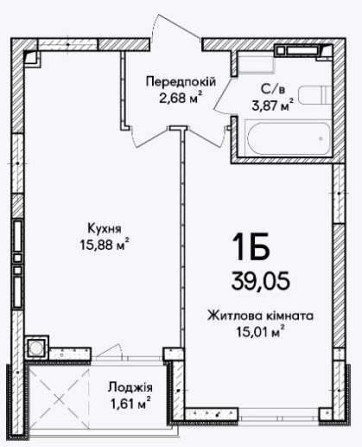 Квартира вашої мрії – 1-кімнатна 40,4 м² у ЖК "Синергія Сіті"!! Ірпінь - зображення 4