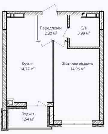 Ваша нова оселя в ЖК "Синергія Сіті" – 1-кімнатна квартира!!! Ірпінь