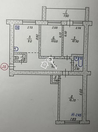 Продаж 3-к унікальної квартири між 95-Автовокзал-Косіора-Соцмісто Kryvyi Rih - photo 1