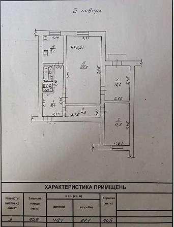 3 комн. -70 кв_ФОНТАН ул. Фонтанская дор/ Посмитного/ Чубаевская Одесса - изображение 5