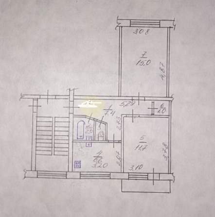 Продам 2-х комнатную квартиру Алексеево-Дружковка Oleksiievo-Druzhkivka - photo 6