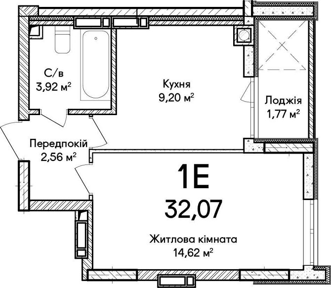 Видова 1к квартира бізнес-класу, компактна - 32м2, продаж без комісії! Ірпінь - зображення 8