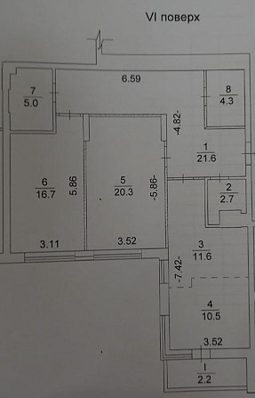 ВЛАСНИК Продам  2-кімнатну квартиру Крона Парк 2 Бровари - зображення 2