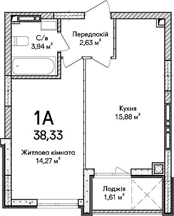 В продажі 1к квартира. Зданий комплекс бізнес-класу Іrpin - photo 5