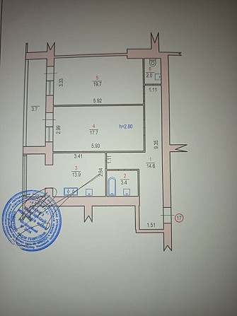 Продається двокімнатна квартира в  районі Виставка Хмельницький - зображення 1