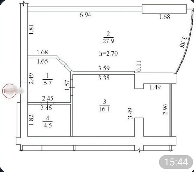 Продам 1-ну квартиру на ЖК"Набережна"на Вокзальній Bila Tserkva - photo 5