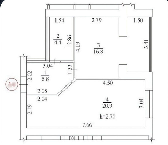 Продам 1-ну квартиру на ЖК"Набережна"на Вокзальній Bila Tserkva - photo 4