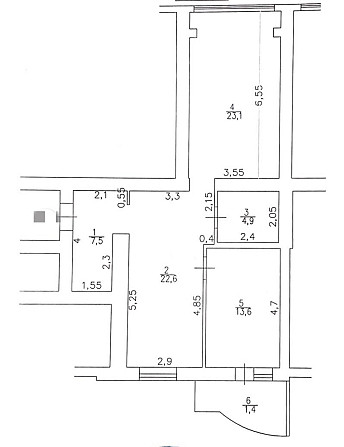 Продаж 2 кімнатної квартири в Бучі, 73 кВ.м. Буча - изображение 3