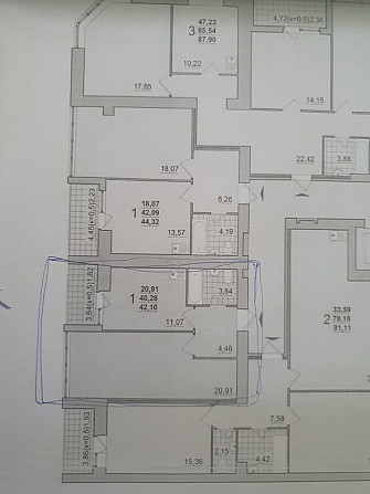 Продам 1 кімнатну квартиру, новобудова, масани Чернігів - зображення 2