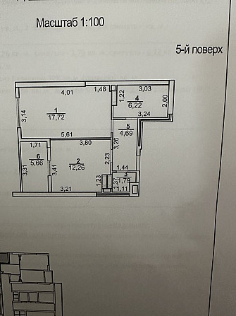 Квартира 1к 48кв.м. Київ - зображення 8