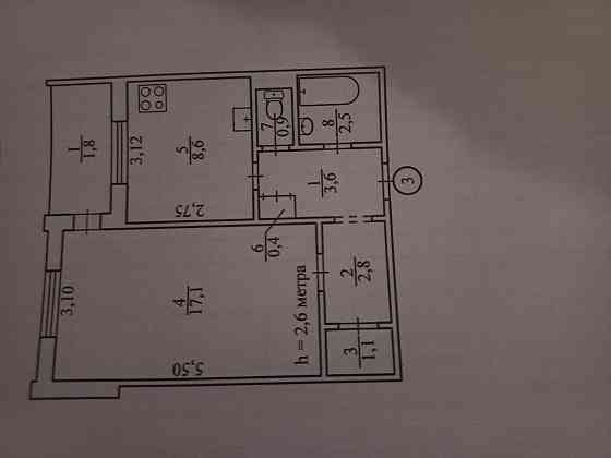 Продам 1 ком.кв.Восточнный 3, ул.Лисового. Kryvyi Rih