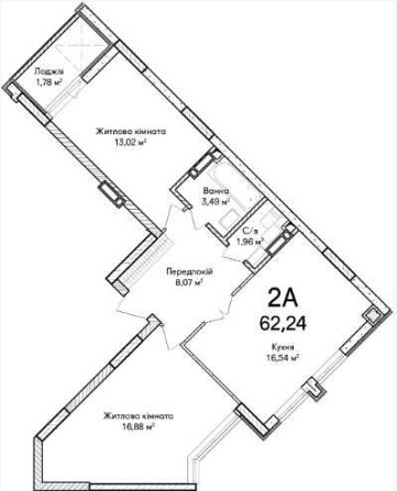 Простора 2-кімнатна квартира 62.24 м² у ЖК "Синергія Сіті" – Ваш шанс! Ірпінь - зображення 7