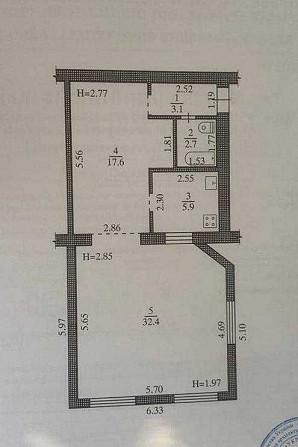 Без % Продаж 2 кімн. квартира, 62м2 Бровари, вул. Янченка Дмитра, 2 Бровари - зображення 2