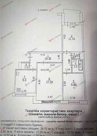 Продаж 3 кімн.кв, соцгород Краматорск