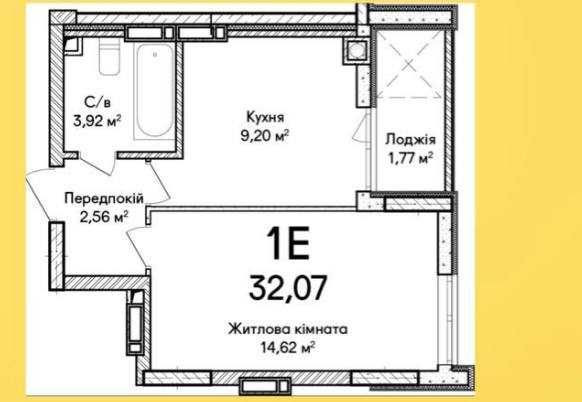 1к квартира в комплексі бізнес класу-вид на набережну  27000$ Ирпень - изображение 8