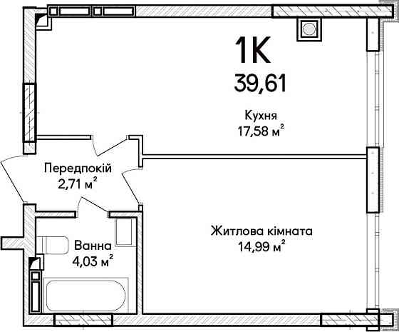 Якість та комфорт! 1-к квартира на першому поверсі ЖК Синергія Сіті Іrpin