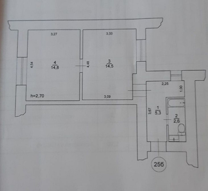 Продам 2 ну . Кв. В центрі  міста. з ремонтом. Berdychiv - photo 3