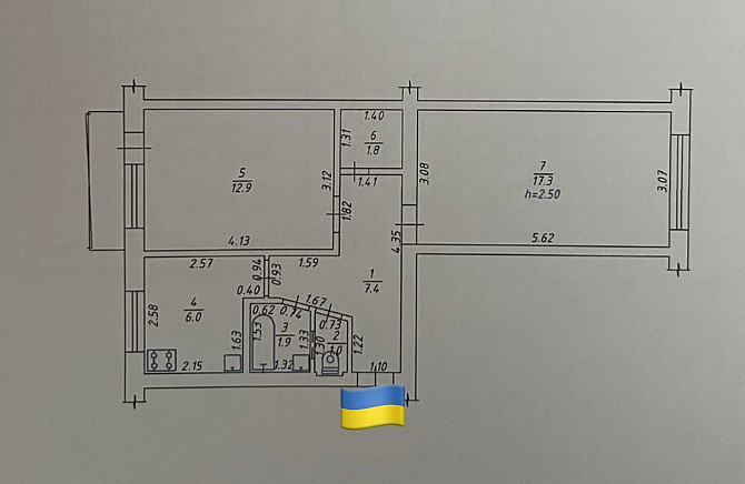 Продам 2-кімнатну район Алмазний ТЕРМІНОВО Poltava - photo 8