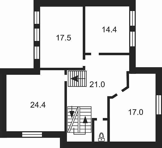 Продаж 7-кімнатної квартири Київ, вул. Інститутська, буд. 19, без %% Київ