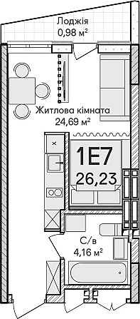 Студія у ЖК Синергія Сіті! Нереальна знижка -5% при повній оплаті! Іrpin - photo 3