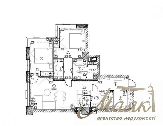 Видовая 3х комнатная квартира ЖК River Stone RiverStone Осокорки БЕЗ% Киев - изображение 2