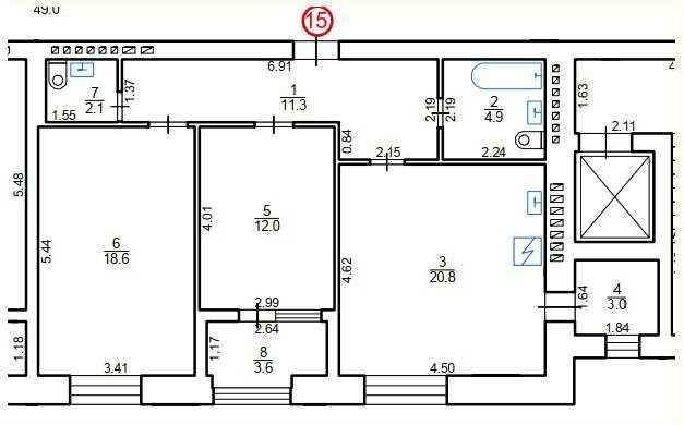 Продаж 2-кімнатна квартира 76.66 м² в ЖК Компаньйон ВЛАСНИК! Сокольники - изображение 1