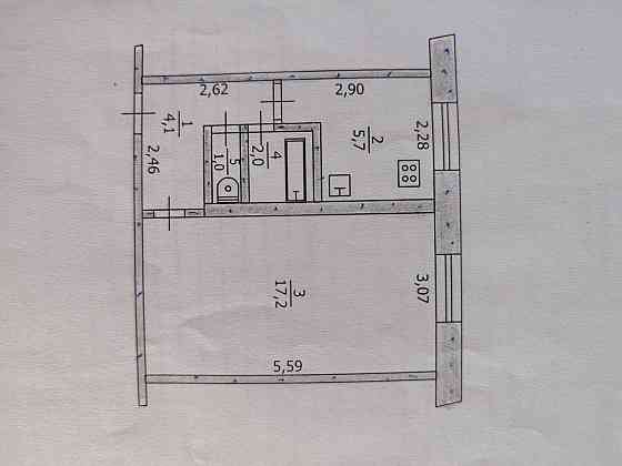 Продам 1 - комнатную квартиру. Pavlohrad