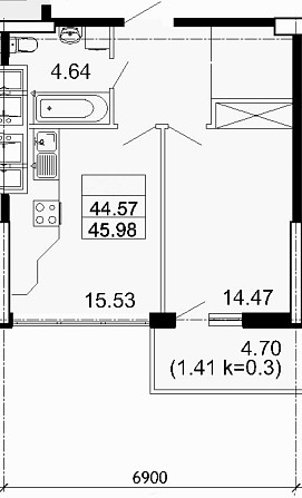 Продам 1к квартиру Акрополь 24 этаж вид на море Одеса - зображення 3