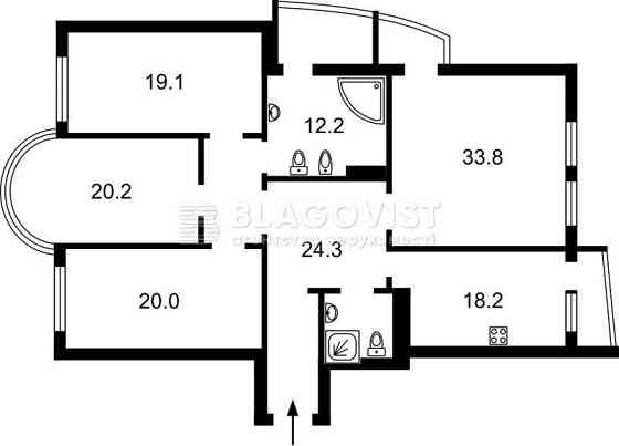 Ковпака 17. Продажа 4 - кім. квартири з ремонтом Киев