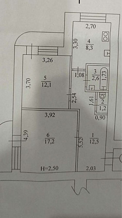 Продам 2-х к.кв 57 м.кв 2/14 Одесская Пр.Гагарина 165/5 Kharkiv - photo 2