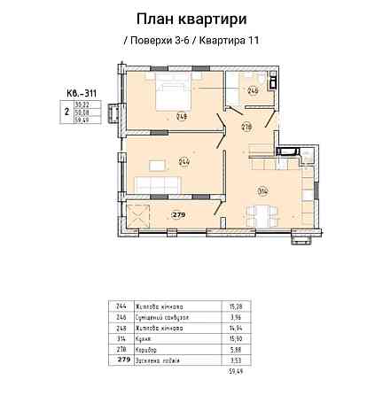 ПРОДАЖ 2-к квартири Стрийська, 45/Перехрестя. Fabrik. Розтермін. Lviv