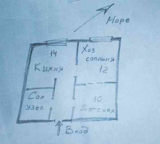 Квартира  з ремонтом та меблями, все нове, ліфт працює.  Море видно Одеса