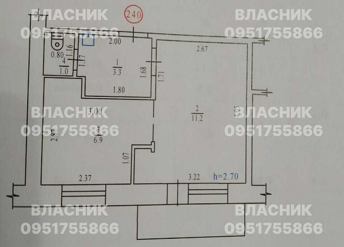 2к Квартира на Алмазному Полтава - зображення 5