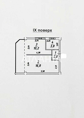 1-комнатная квартира 40м2 Малинки АГВ 1ст Люстдорфской Комиссия 0% Odesa - photo 3