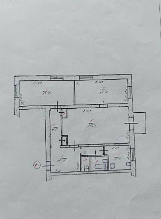 Продам квартиру 3-комнатную с Индивидуальным  Газовым  Отоплением Kam`ianske (Zaporizka obl.) - photo 1