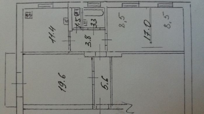 Продам 2-х комнатную сталинку (переоборудована в 3-х комнатную) Київ - зображення 5