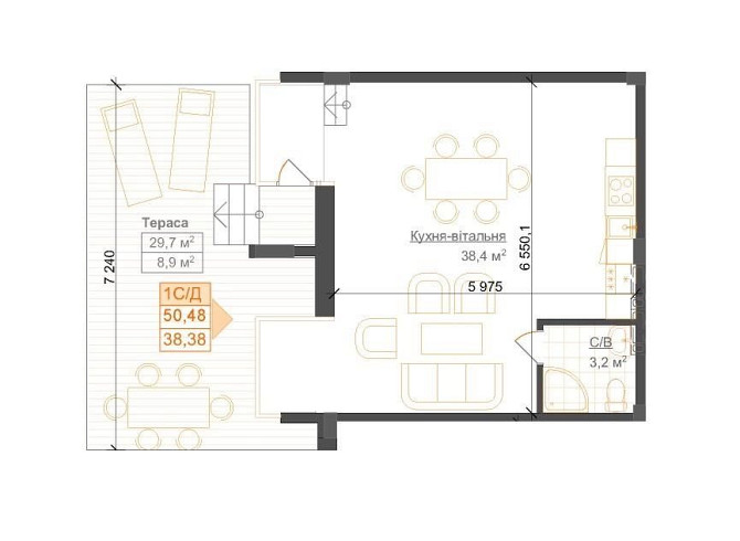 Власник, здана 1к квартира, озеро,  ЖК "Гостомель Residence" Гостомель - зображення 2