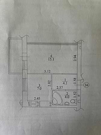 ПРОДАЖ 1К з Ремонтом! Роздільна! Закритий ЖК! Газ! 3-й Повер!ТЕРМІНОВО Ирпень - изображение 2