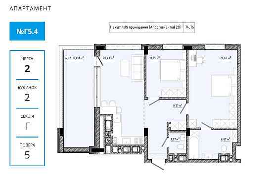 Продаж 2-к квартири в ЖК на Спортивній (Сокільники) Сокольники