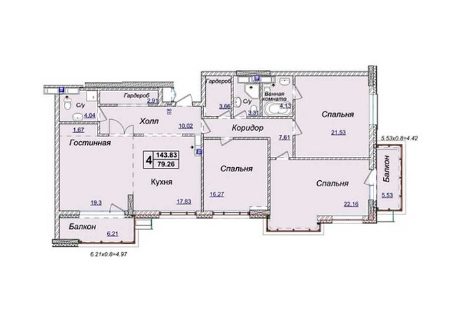 Новопечерські Липки, 3 кім 145м²Андрія Верхогляда (Драгомирова) 17Б Киев - изображение 4