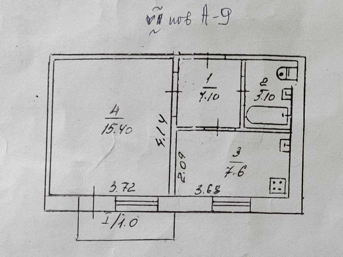 Продам 1 кімн Східний-1 (Восточный). Документи готові! Kryvyi Rih - photo 2